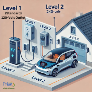 Level 1 and Level 2 in Home EV Chargers