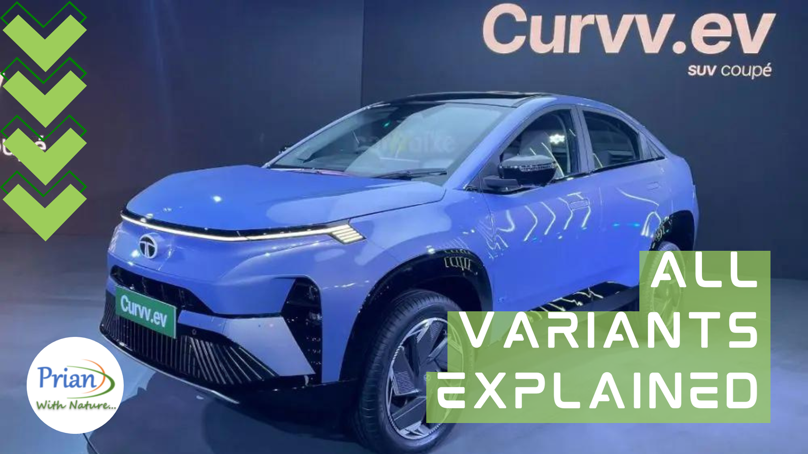 Tata Curvv EV - All Variants Explained