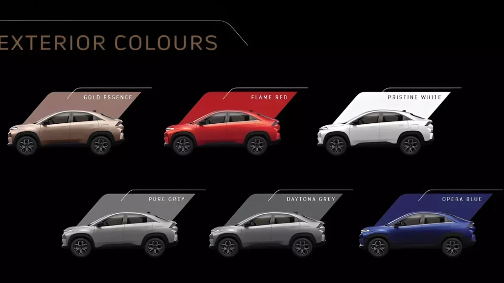 Tata Curvv ICE - Colour Variants