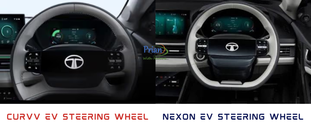 curvv ev steering vs nexon ev steering