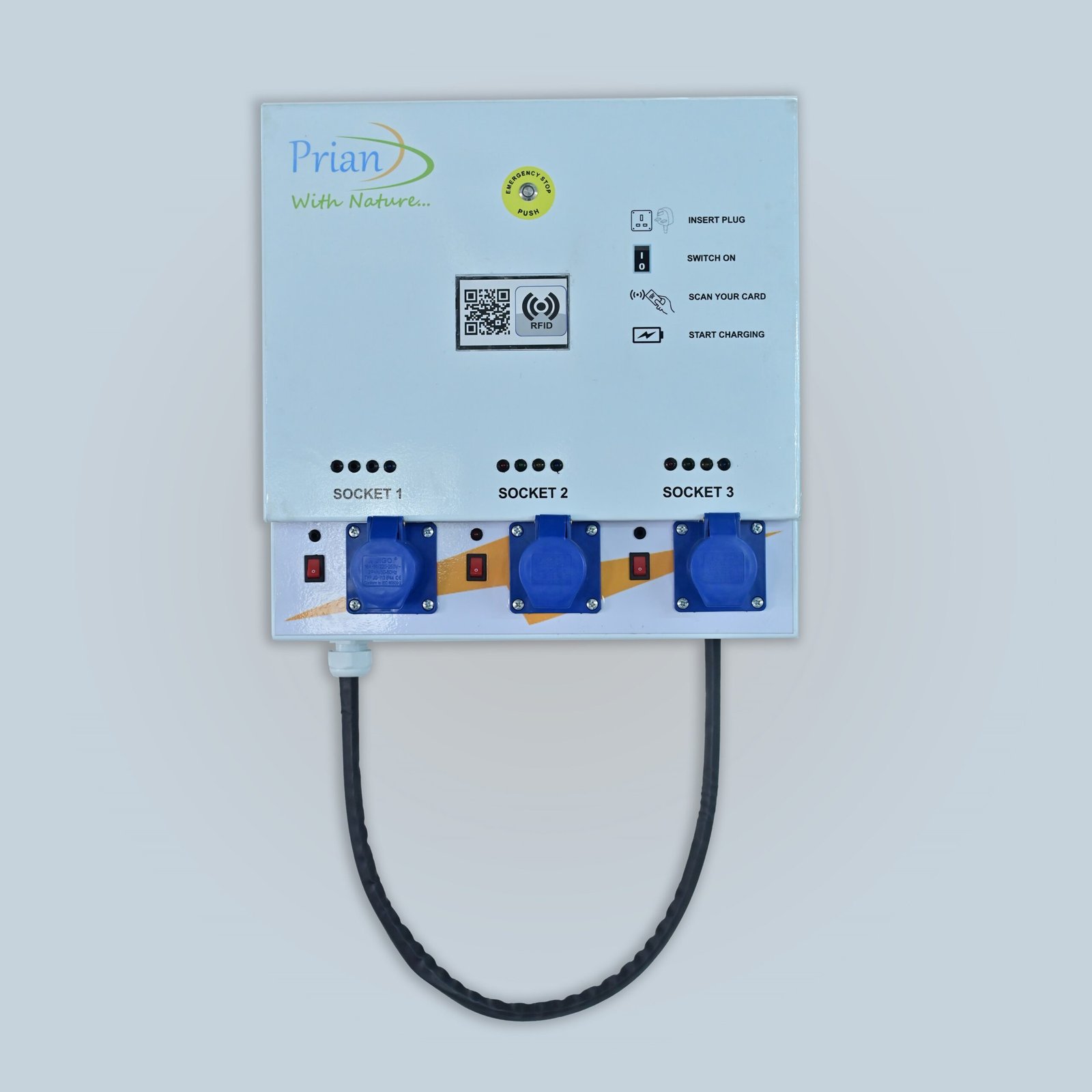 WAVE AC10KW X3 Socket EV charger